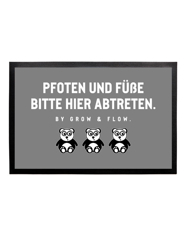 FUßMATTE "PANDA. PFOTEN."