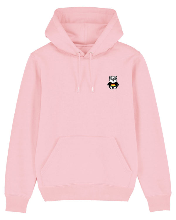 BIO-UNISEX KUSCHELHOODIE "SMALL. PANDA. PRIDE."