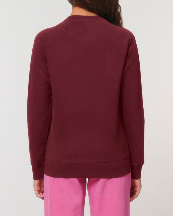 BIO RUNDHALS-SWEATSHIRT "PURE. PANDA. HEAD."