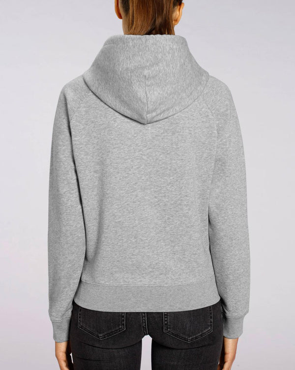 BIO-LADIES HOODIE "HORIZON. SIGNED. BLACK."
