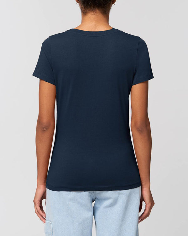 BIO-LADIES T-SHIRT ANLIEGEND "HEJ HEJ."
