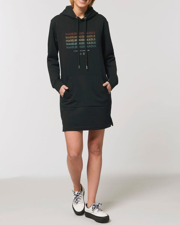 LADIES HOODIE-KLEID MIT KAPUZE "FCN. MAEDLS."