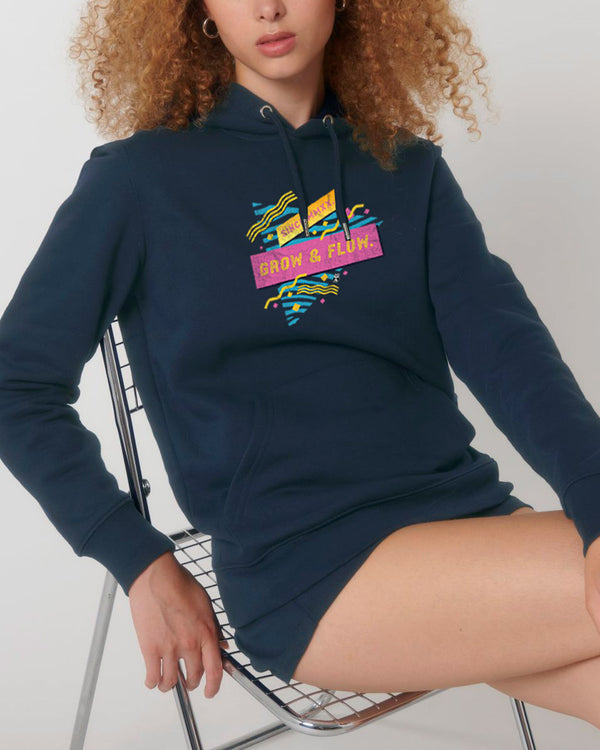 BIO-UNISEX KUSCHELHOODIE "PANDA ON TV."