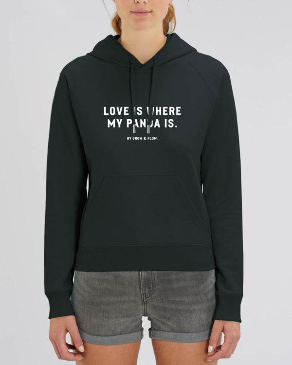 BIO-LADIES HOODIE "LOVE. PANDA. 2023."