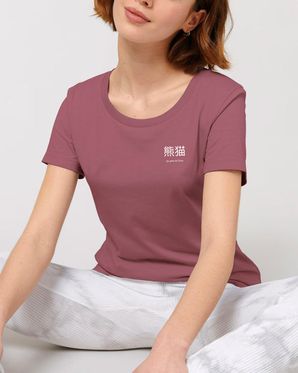 BIO-LADIES T-SHIRT ANLIEGEND "GROW & FLOW. GOES ASIA."