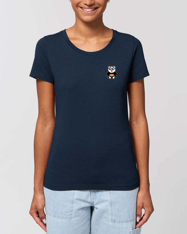 BIO-LADIES T-SHIRT ANLIEGEND "PANDA. PRIDE."