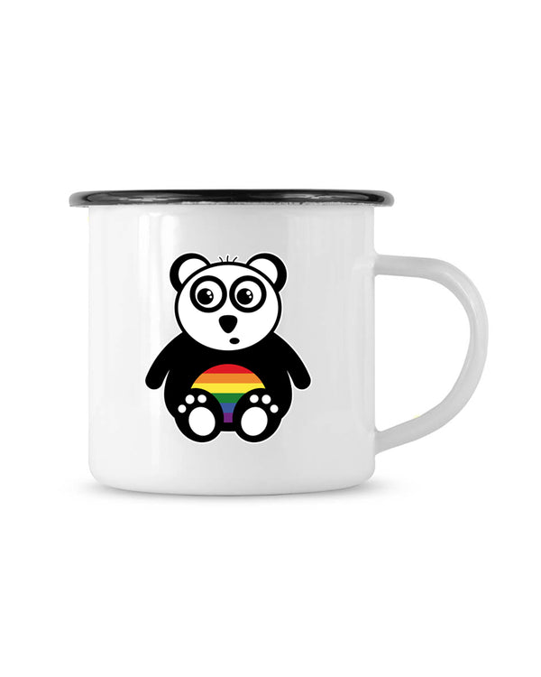 EMAILLE TASSE "PANDA. PRIDE."