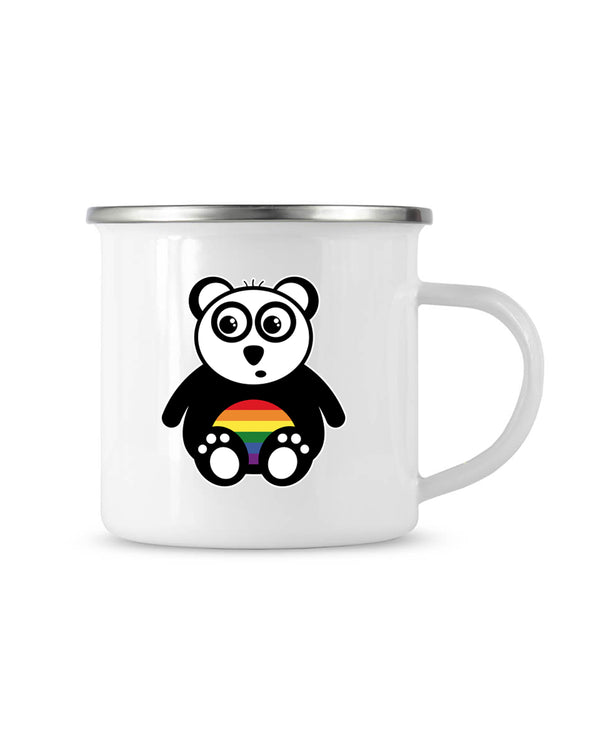 EMAILLE TASSE "PANDA. PRIDE."