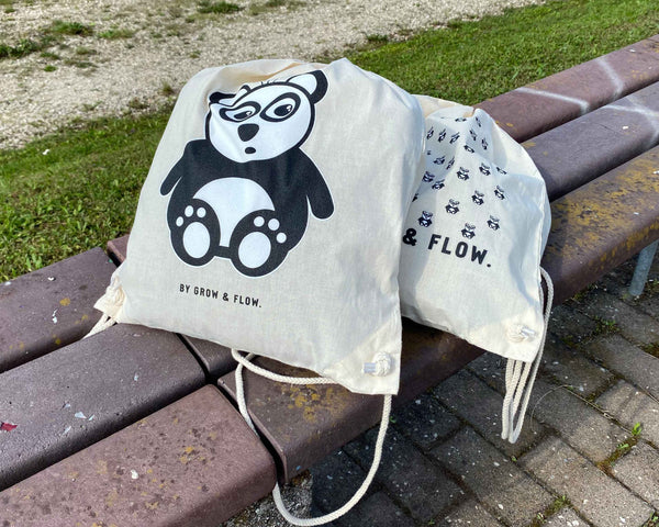 TURNBEUTEL / SPORTBEUTEL "PANDA."