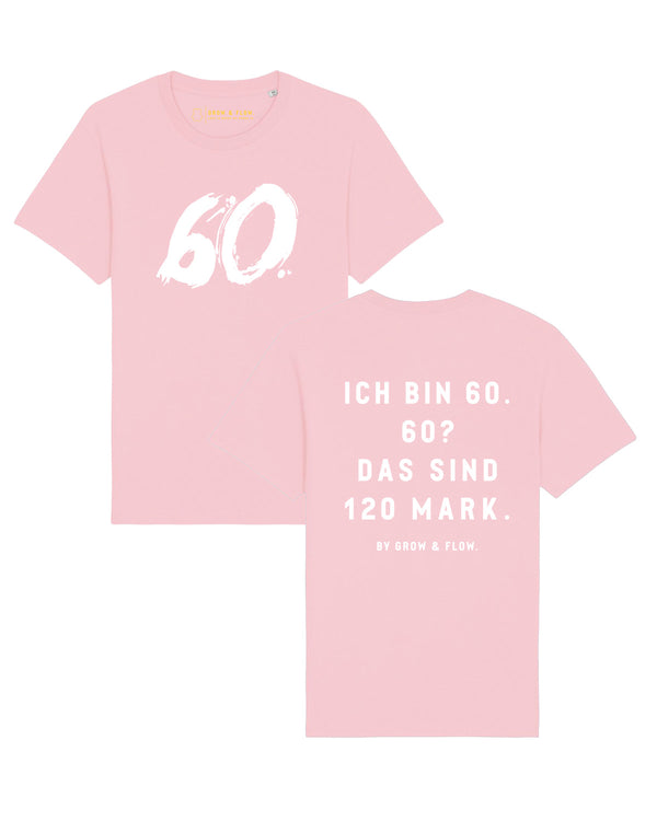 BIO-UNISEX T-SHIRT "GROW & FLOW. GOES 60S."