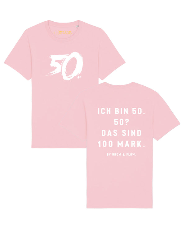 BIO-UNISEX T-SHIRT "GROW & FLOW. GOES 50S."
